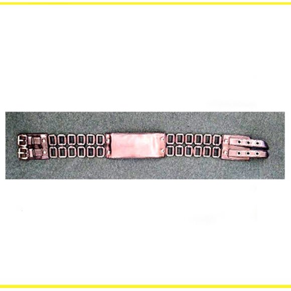 New Rare Miu Miu Top Grain High Grade Authen. Italian Leather Belt & Necklace main image 6